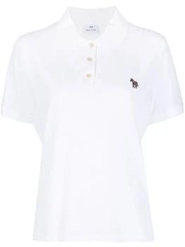 推荐P AU L Smith Zebra Patch Cotton Polo Shirt商品