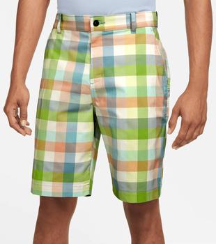 Nike Golf, NIKE | Nike Men's Dri-FIT UV Plaid Chino 10.5" Golf Shorts商品图片 5.1折起