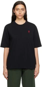 AMI | Black Ami de Cœur T-Shirt,商家SSENSE CA,价格¥638