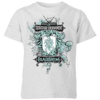 推荐Harry Potter Triwizard Tournament Beauxbatons Kids' T-Shirt - Grey商品