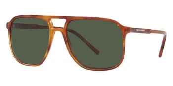 推荐Dolce & Gabbana Men's 58mm Ginger Havana Sunglasses商品