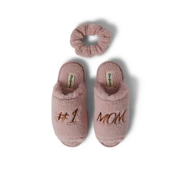 Dear Foams | Women's Louise Teddy Slide with Scrunchie Set商品图片,8折