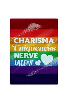 商品Grindstore | Grindstore Charisma, Uniqueness, Nerve & Talent Rainbow Chopping Board (Red/Yellow/Blue) (One Size),商家Verishop,价格¥148图片
