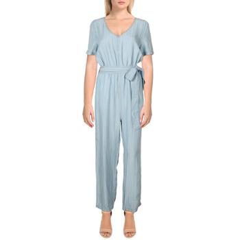 Jak & Rae | Jak & Rae Womens Striped Belted Jumpsuit商品图片,1.3折