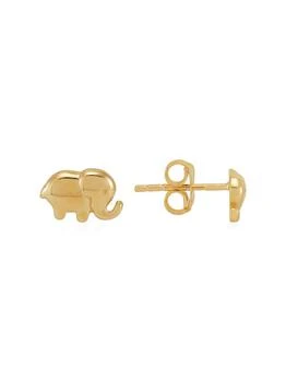 Saks Fifth Avenue | 14K Yellow Gold Elephant Stud Earrings,商家Saks OFF 5TH,价格¥1748