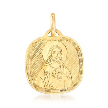 商品Ross-Simons Italian 18kt Yellow Gold Sacred Heart Pendant图片