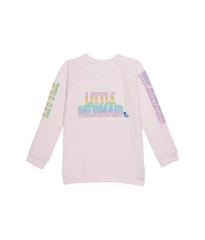 Chaser | Little Mermaid Rainbow Recycled Bliss Knit Pullover (Little Kids/Big Kids) 7.1折
