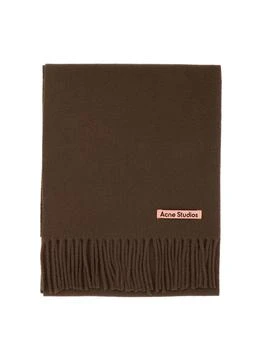 Acne Studios | Fringed Scarf Scarves Brown,商家Wanan Luxury,价格¥693