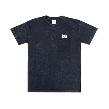RIPNDIP | Rip n Dip Lord Nermal Pocket T-Shirt - Black Mineral Wash商品图片,