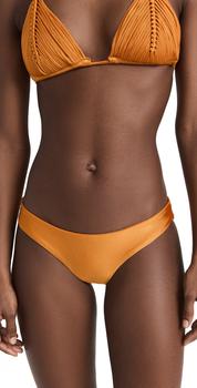 商品PQ Swim 基本款抽褶全包覆比基尼泳裤图片