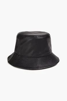 推荐Faux leather bucket hat商品