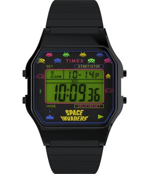商品Timex | 34 mm T80 X Space Invaders Digital Dial Expansion Bracelet Watch,商家Zappos,价格¥637图片