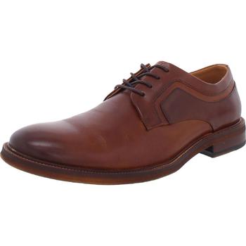 Kenneth Cole New York Mens Prewitt Lace Up Close Toe Dressy Oxfords product img