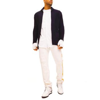 RON TOMSON, RON TOMSON | Men's Modern Splattered Stripe Jeans商品图片 