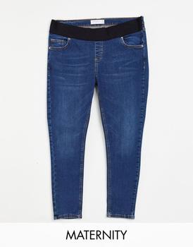 冬装topshop jamie, Topshop | Topshop Maternity under bump indigo Jamie jeans商品图片 7.5折