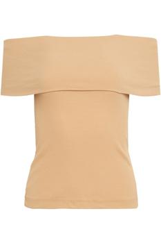 ROSETTA GETTY, ROSETTA GETTY | Off-the-shoulder cotton-jersey top商品图片 4.4折