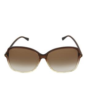 商品Square-Frame Acetate Sunglasses,商家Madaluxe Vault,价格¥848图片