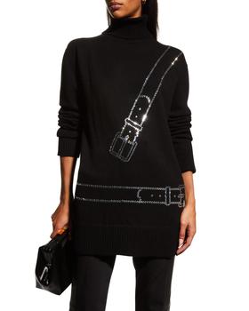 推荐Bondage Belts Cashmere Turtleneck Sweater商品