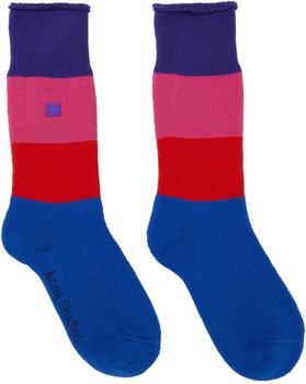 Acne Studios | Multicolor Face Socks商品图片,独家减免邮费