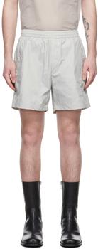 Grey Nylon Banding Shorts product img
