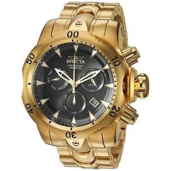 Invicta | Invicta Men's Chronograph Watch - Venom Gunmetal Dial Yellow Gold Bracelet | 29644 额外9折x额外9.5折, 独家减免邮费, 额外九折, 额外九五折