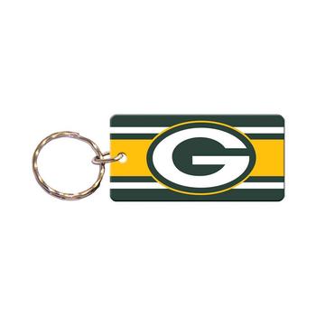 商品Stockdale | Multi Green Bay Packers Super Stripe Printed Acrylic Team Color Logo Keychain,商家Macy's,价格¥43图片