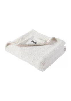 Eddie Bauer是什么牌子, Eddie Bauer | EB Solid Mingled 1-Piece Sherpa Throw商品图片 