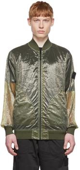 更多stone island, Stone Island | Khaki Nylon Bomber Jacket商品图片 3折