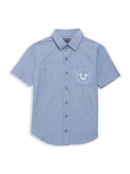 True Religion | Little Boy’s Americana Chambray Shirt商品图片,2.1折