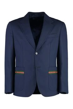 Gucci | Gucci Single Breasted Tailored Jacket 5.2折, 独家减免邮费