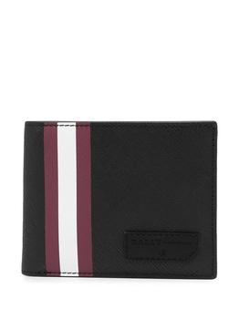 product Bally Mens Black Stripe-detail Wallet image
