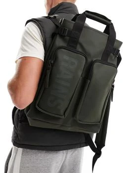 推荐Rains Texel tote backpack in green商品