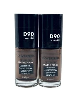 推荐Cover Girl True Blend Matte Made Foundation D90 Espresso 1 OZ Set of 2商品