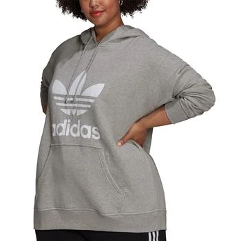Adidas | Plus Size Trefoil Hooded Sweatshirt 7.5折