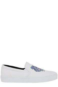 kenzo鞋真假, Kenzo | Kenzo Tiger-Embroidered Round-Toe Slip-On Sneakers商品图片 7.6折起