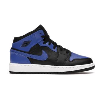 aj女鞋, Jordan | Air Jordan 1 Mid Hyper Royal (GS)商品图片 