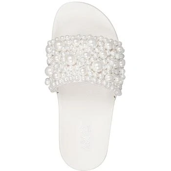 INC International | Peymin 73 Womens Slip On Pearls Slide Sandals 3.1折起
