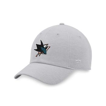 Fanatics | Men's Branded Heather Gray San Jose Sharks Logo Adjustable Hat商品图片,
