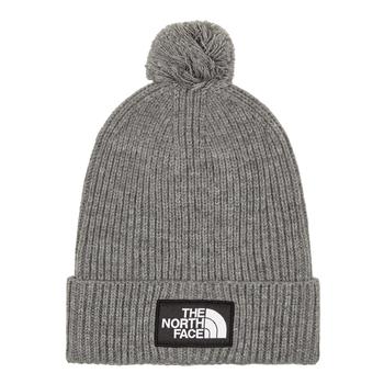 推荐The North Face Logo Box Pom Beanie - Grey商品