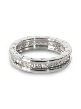 BVLGARI | Bvlgari B.Zero1 Band In 18K White Gold 0.48 Ctw,商家Saks OFF 5TH,价格¥23087