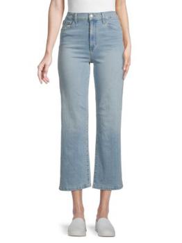 推荐High-Rise Wide-Leg Cropped Jeans商品