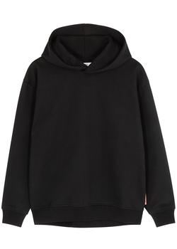 推荐Black hooded cotton-blend sweatshirt商品