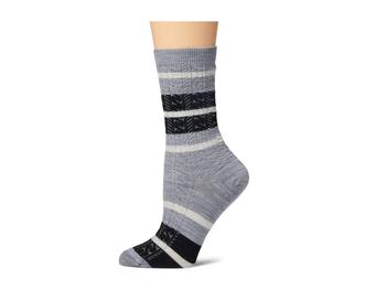 商品SmartWool | Everyday Striped Cable Crew Socks,商家Zappos,价格¥126图片