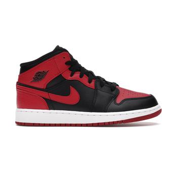 aj女鞋, Jordan | Air Jordan 1 Mid Banned (GS)商品图片 