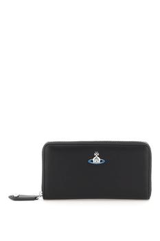 推荐Vivienne westwood zip around leather wallet商品