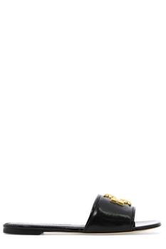 tory burch eleanor北京, Tory Burch | Tory Burch Eleanor Logo Plaque Slip-On Sandals商品图片 6.5折起