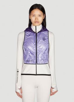 moncler polo, Moncler | Zip Gilet Track Jacket in Purple商品图片 