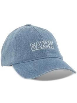 推荐GANNI - Logo Denim Baseball Cap商品