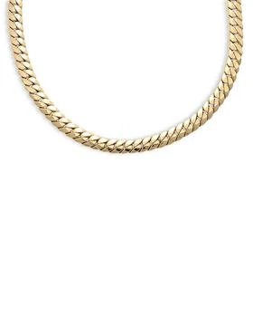 Alberto Amati | 14K Yellow Gold Herringbone Curb Link Necklace, 18",商家Bloomingdale's,价格¥19039