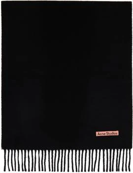 Acne Studios | Black Fringe Scarf 独家减免邮费